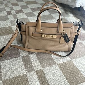Beige Coach bag